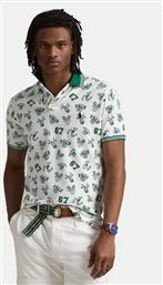 POLO 710963484001 ΛΕΥΚΟ CUSTOM SLIM FIT POLO RALPH LAUREN