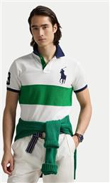 POLO 710969619001 ΛΕΥΚΟ CUSTOM SLIM FIT POLO RALPH LAUREN