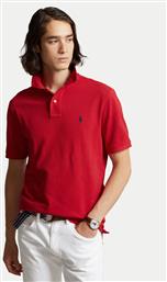 POLO CORE REPLEN 710666998 ΚΟΚΚΙΝΟ CUSTOM SLIM FIT POLO RALPH LAUREN