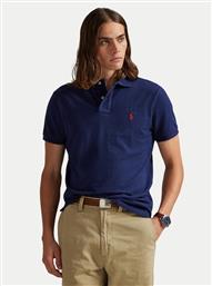 POLO CORE REPLEN 710782592 ΣΚΟΥΡΟ ΜΠΛΕ CUSTOM SLIM FIT POLO RALPH LAUREN