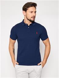 POLO CORE REPLEN 710795080 ΣΚΟΥΡΟ ΜΠΛΕ SLIM FIT POLO RALPH LAUREN