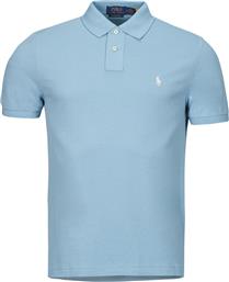 ΠΟΛΟ ΜΕ ΚΟΝΤΑ ΜΑΝΙΚΙΑ POLO AJUSTE DROIT EN COTON BASIC MESH POLO RALPH LAUREN