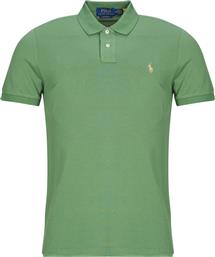 ΠΟΛΟ ΜΕ ΚΟΝΤΑ ΜΑΝΙΚΙΑ POLO AJUSTE DROIT EN COTON BASIC MESH POLO RALPH LAUREN