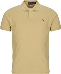 ΠΟΛΟ ΜΕ ΚΟΝΤΑ ΜΑΝΙΚΙΑ POLO AJUSTE DROIT EN COTON BASIC MESH POLO RALPH LAUREN