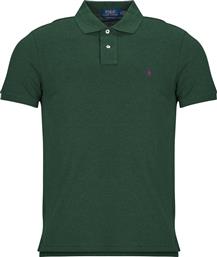 ΠΟΛΟ ΜΕ ΚΟΝΤΑ ΜΑΝΙΚΙΑ POLO AJUSTE DROIT EN COTON BASIC MESH POLO RALPH LAUREN