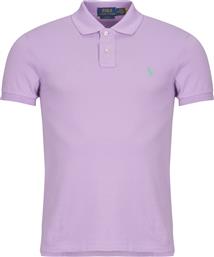 ΠΟΛΟ ΜΕ ΚΟΝΤΑ ΜΑΝΙΚΙΑ POLO AJUSTE SLIM FIT EN COTON BASIC MESH POLO RALPH LAUREN