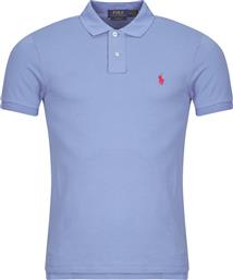 ΠΟΛΟ ΜΕ ΚΟΝΤΑ ΜΑΝΙΚΙΑ POLO AJUSTE SLIM FIT EN COTON BASIC MESH POLO RALPH LAUREN