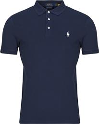 ΠΟΛΟ ΜΕ ΚΟΝΤΑ ΜΑΝΙΚΙΑ POLO AJUSTE SLIM FIT EN COTON STRETCH MESH POLO RALPH LAUREN