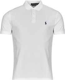 ΠΟΛΟ ΜΕ ΚΟΝΤΑ ΜΑΝΙΚΙΑ POLO AJUSTE SLIM FIT EN COTON STRETCH MESH POLO RALPH LAUREN