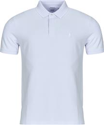 ΠΟΛΟ ΜΕ ΚΟΝΤΑ ΜΑΝΙΚΙΑ POLO AJUSTE SLIM FIT EN COTON STRETCH MESH POLO RALPH LAUREN