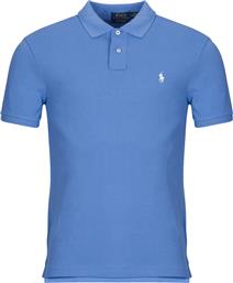 ΠΟΛΟ ΜΕ ΚΟΝΤΑ ΜΑΝΙΚΙΑ POLO COUPE DROITE EN COTON BASIC MESH POLO RALPH LAUREN