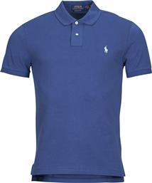 ΠΟΛΟ ΜΕ ΚΟΝΤΑ ΜΑΝΙΚΙΑ POLO COUPE DROITE EN COTON BASIC MESH POLO RALPH LAUREN