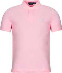 ΠΟΛΟ ΜΕ ΚΟΝΤΑ ΜΑΝΙΚΙΑ POLO COUPE DROITE EN COTON BASIC MESH POLO RALPH LAUREN