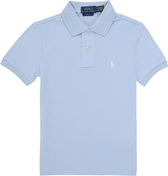 ΠΟΛΟ ΜΕ ΚΟΝΤΑ ΜΑΝΙΚΙΑ SLIM POLO-TOPS-KNIT POLO RALPH LAUREN