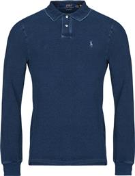 ΠΟΛΟ ΜΕ ΜΑΚΡΙΑ ΜΑΝΙΚΙΑ POLO AJUSTE DROIT EN COTON BASIC MESH POLO RALPH LAUREN