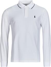 ΠΟΛΟ ΜΕ ΜΑΚΡΙΑ ΜΑΝΙΚΙΑ POLO AJUSTE DROIT EN COTON STRECH POLO RALPH LAUREN