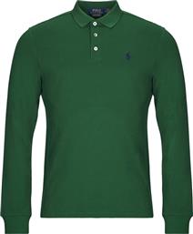 ΠΟΛΟ ΜΕ ΜΑΚΡΙΑ ΜΑΝΙΚΙΑ POLO COUPE AJUSTEE SLIM FIT EN COTON STRECH MESH POLO RALPH LAUREN