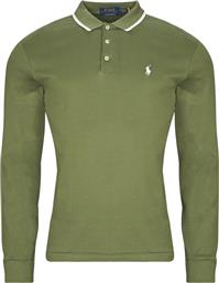 ΠΟΛΟ ΜΕ ΜΑΚΡΙΑ ΜΑΝΙΚΙΑ POLO COUPE DROITE AJUSTEE EN PIMA COTON POLO RALPH LAUREN