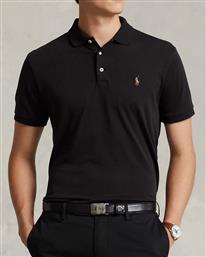 POLO SSKCCMSL-SHORT SLEEVE-KNIT 710713130001 001 BLACK POLO RALPH LAUREN