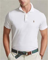 POLO SSKCCMSL-SHORT SLEEVE-KNIT 710713130003 100 WHITE POLO RALPH LAUREN