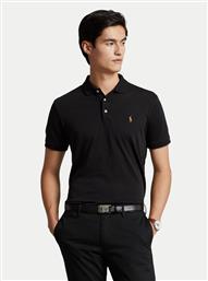 POLO SSL 710713130001 ΜΑΥΡΟ SLIM FIT POLO RALPH LAUREN