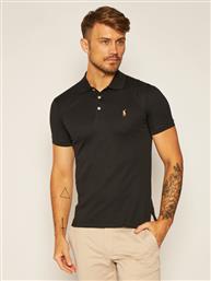 POLO SSL-KNT 710685514002 ΜΑΥΡΟ SLIM FIT POLO RALPH LAUREN