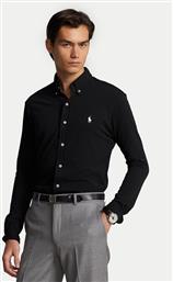 ΠΟΥΚΑΜΙΣΟ 710654408089 ΜΑΥΡΟ REGULAR FIT POLO RALPH LAUREN