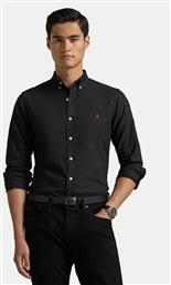 ΠΟΥΚΑΜΙΣΟ 710767828001 ΜΑΥΡΟ SLIM FIT POLO RALPH LAUREN