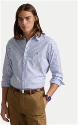 ΠΟΥΚΑΜΙΣΟ 710886462003 ΓΑΛΑΖΙΟ CUSTOM FIT POLO RALPH LAUREN