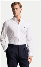 ΠΟΥΚΑΜΙΣΟ 710928254002 ΛΕΥΚΟ SLIM FIT POLO RALPH LAUREN από το MODIVO