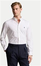 ΠΟΥΚΑΜΙΣΟ 710928254002 ΛΕΥΚΟ SLIM FIT POLO RALPH LAUREN από το MODIVO