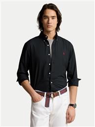 ΠΟΥΚΑΜΙΣΟ 710928255006 ΜΑΥΡΟ CUSTOM FIT POLO RALPH LAUREN