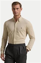 ΠΟΥΚΑΜΙΣΟ 710932545007 ΜΠΕΖ CUSTOM FIT POLO RALPH LAUREN