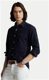 ΠΟΥΚΑΜΙΣΟ BSR 710772290 ΣΚΟΥΡΟ ΜΠΛΕ CUSTOM FIT POLO RALPH LAUREN