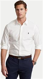 ΠΟΥΚΑΜΙΣΟ CLASSICS 710736557 ΛΕΥΚΟ SLIM FIT POLO RALPH LAUREN