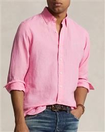 ΠΟΥΚΑΜΙΣΟ CUBDPPCS-LONG SLEEVE-SPORT SHIRT 710794141027 670 BRIGHT PINK POLO RALPH LAUREN