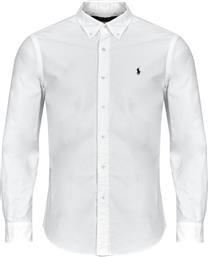 ΠΟΥΚΑΜΙΣΟ ΜΕ ΜΑΚΡΙΑ ΜΑΝΙΚΙΑ CHEMISE DROITE CUSTOM EN OXFORD LEGER POLO RALPH LAUREN