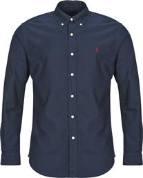 ΠΟΥΚΑΜΙΣΟ ΜΕ ΜΑΚΡΙΑ ΜΑΝΙΚΙΑ CHEMISE DROITE CUSTOM EN OXFORD LEGER POLO RALPH LAUREN