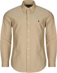 ΠΟΥΚΑΜΙΣΟ ΜΕ ΜΑΚΡΙΑ ΜΑΝΙΚΙΑ CHEMISE DROITE CUSTOM EN OXFORD LEGER POLO RALPH LAUREN