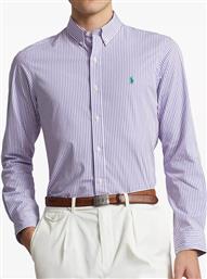 ΠΟΥΚΑΜΙΣΟ SLBDPPCS-LONG SLEEVE-SPORT 710929344003 500 PURPLE POLO RALPH LAUREN