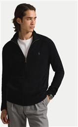 ΠΟΥΛΟΒΕΡ 710876719006 ΜΑΥΡΟ REGULAR FIT POLO RALPH LAUREN