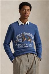 ΠΟΥΛΟΒΕΡ ΜΕ ΠΡΟΣΘΗΚΗ ΜΑΛΛΙΟΥ ΧΡΩΜΑ: ΜΠΛΕ, 710P03175 POLO RALPH LAUREN