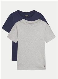 ΣΕΤ 2 T-SHIRTS 9P5006 ΣΚΟΥΡΟ ΜΠΛΕ REGULAR FIT POLO RALPH LAUREN
