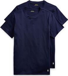 ΣΕΤ 2 T-SHIRTS CORE REPLEN 714835960004 ΣΚΟΥΡΟ ΜΠΛΕ SLIM FIT POLO RALPH LAUREN