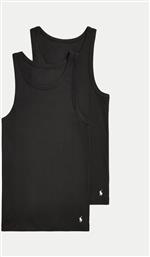 ΣΕΤ 2 TANK TOPS 714959333001 ΜΑΥΡΟ SLIM FIT POLO RALPH LAUREN