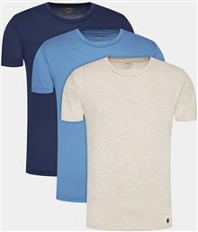 ΣΕΤ 3 T-SHIRTS 714830304022 ΕΓΧΡΩΜΟ REGULAR FIT POLO RALPH LAUREN από το MODIVO