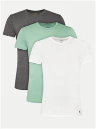 ΣΕΤ 3 T-SHIRTS 714830304033 ΕΓΧΡΩΜΟ SLIM FIT POLO RALPH LAUREN
