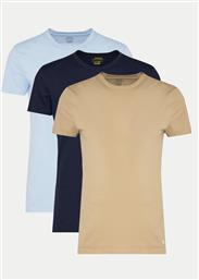 ΣΕΤ 3 T-SHIRTS 714830304034 ΕΓΧΡΩΜΟ SLIM FIT POLO RALPH LAUREN