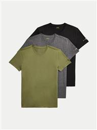ΣΕΤ 3 T-SHIRTS 714965508003 ΕΓΧΡΩΜΟ SLIM FIT POLO RALPH LAUREN