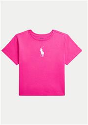 T-SHIRT 313957340001 ΡΟΖ BOXY FIT POLO RALPH LAUREN